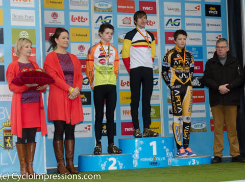 Podium Niewelingen 1. Jahr