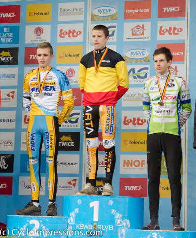 Podium Nieuwelingen 2. Jahr